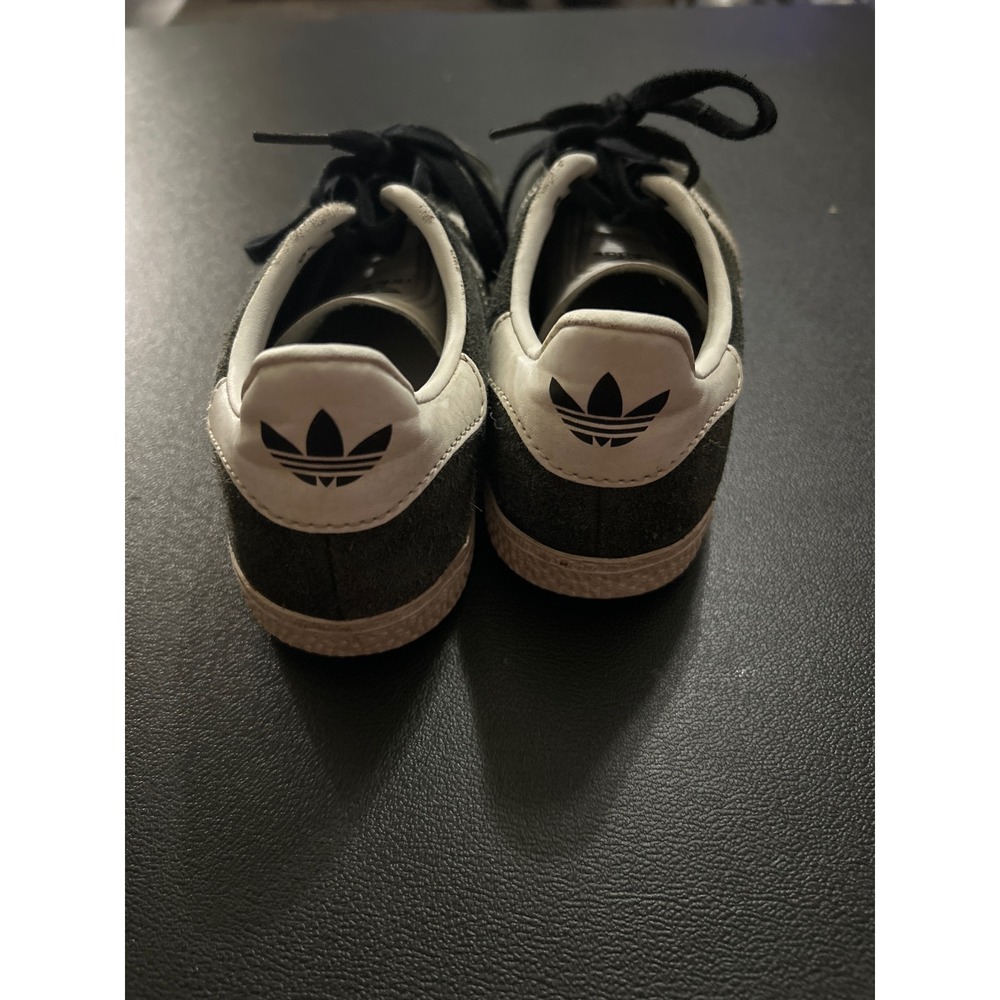 Adidas Gazelle‎ Sneakers Black White Stripe Suede Low Top Casual Shoes - Picture 3 of 6